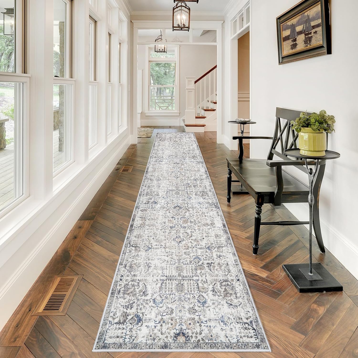 RUUGME Hallway Washable Runner