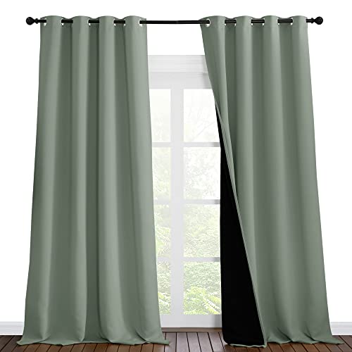 NICETOWN Full Shading Black Lined (55x102)