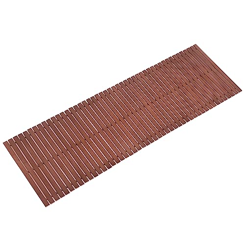 Fovlaurs Bamboo Bath Mat (Walnut EVA Backing)