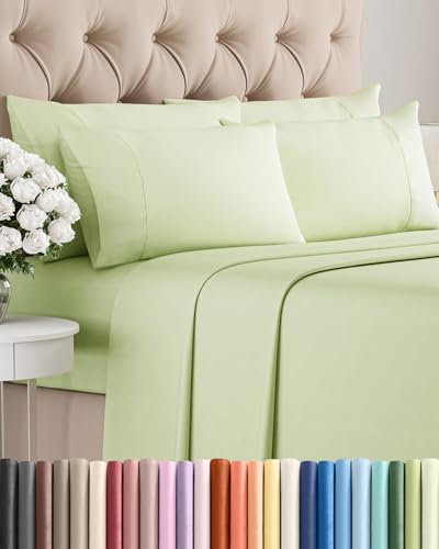 Queen 6 Piece Sheet Set - Cooling Sheets for Hot Sleepers