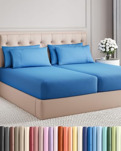 Split King 7 Piece Set - Royal Blue