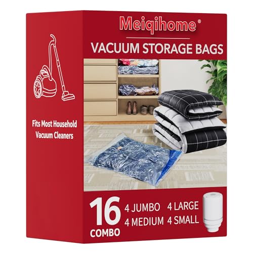 MEIQIHOME 16 Combo Vacuum Bags