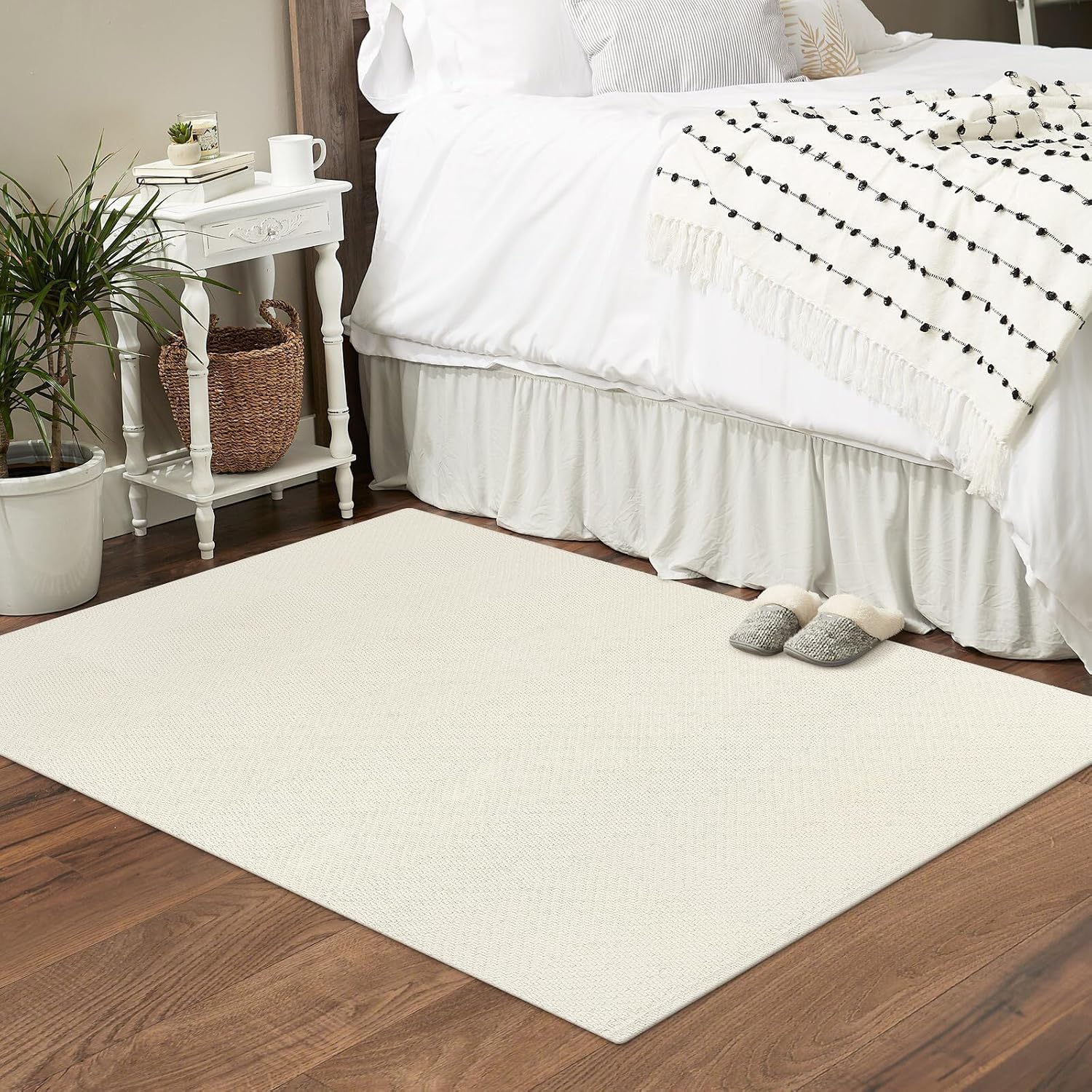 LEEVAN Washable Cream 3x5