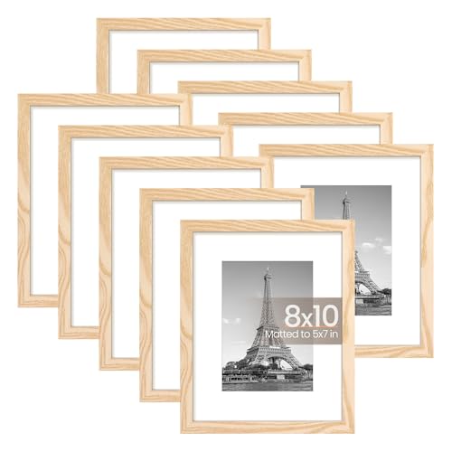 upsimples 8x10 Picture Frame Set (Natural)