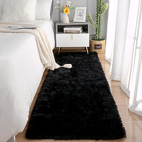 Chicrug Soft 2x10 Runner Rug (Black)