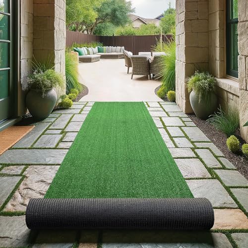 Sweet Home Stores Artificial Faux Grass Runner Rug 3x23
