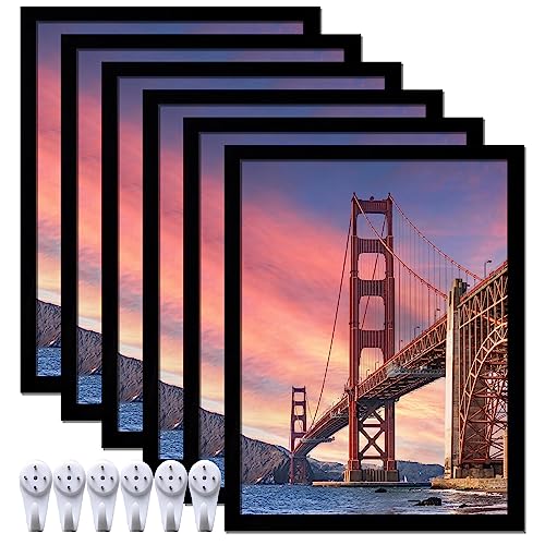 6 Sets 17x22 Picture Frame, Black