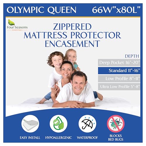 Four Seasons Essentials Zippered Olympic Queen (Premium)