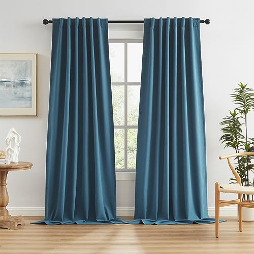 Thermal Insulated 100% Blackout Curtains 120 Inch Long