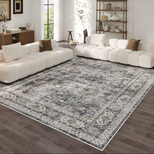 Rugcomf 5x7 Washable Boho Rug