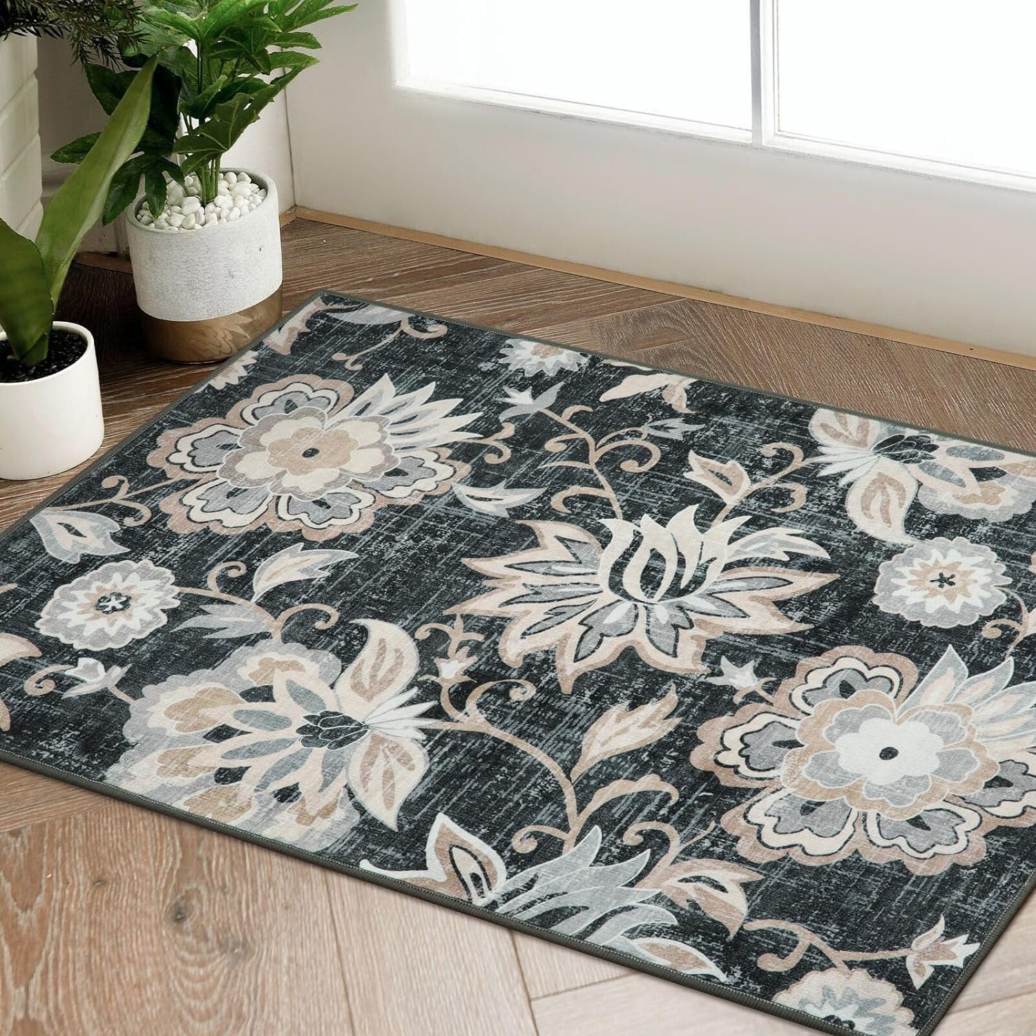 Beeiva Floral Entry Rug 2x3