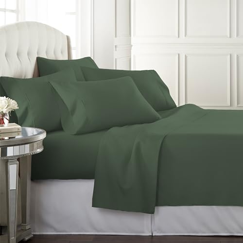 Danjor Linens Queen Set (Dark Sage)