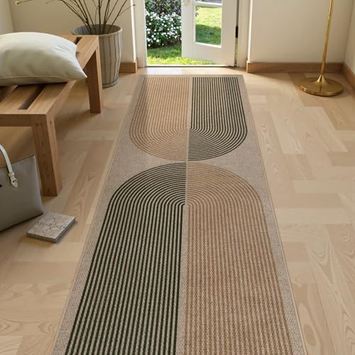 Lahome Modern Rainbow Easy Jute Rug