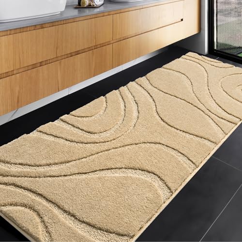 DEXDE 24 x 72 Inch Beige Runner