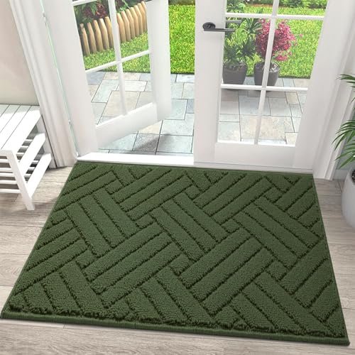 JEEDOVIA 32"x48" Green Doormat
