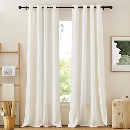 NICETOWN Natural Linen Burlap