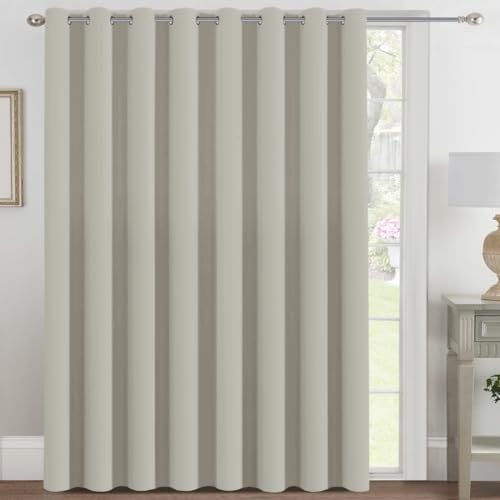 H.VERSAILTEX Blackout Patio Curtains (Pale Oak)