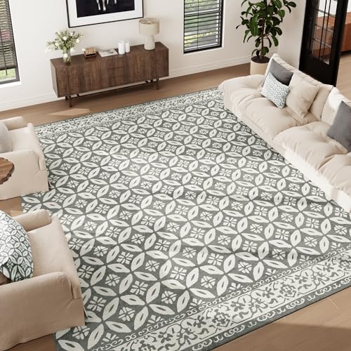 jinchan Area Rug 8x10 Washable Rug