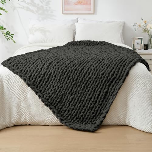 Bigacogo Chunky Knit Throw