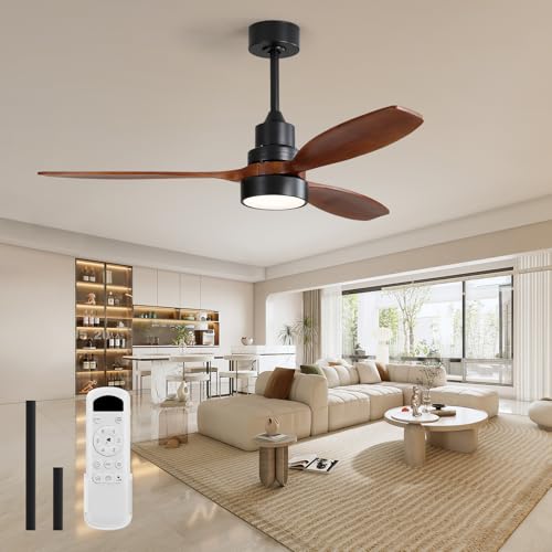 Sofucor 52" Ceiling Fan with Lights
