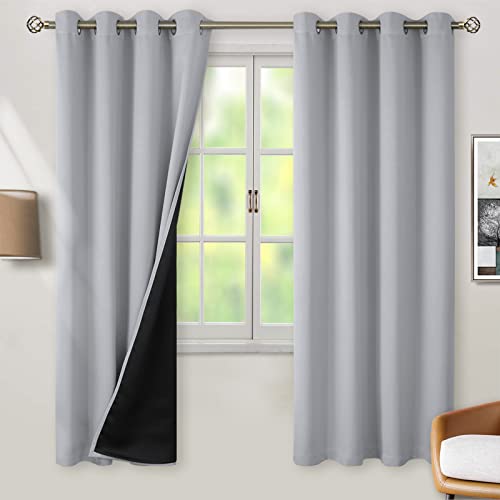 BGment Thermal Insulated 100% Blackout (Light Grey, 46")