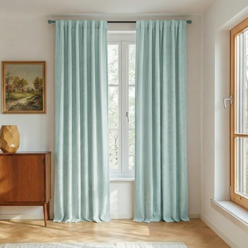 NICETOWN Full Blackout Seafoam Green (108")