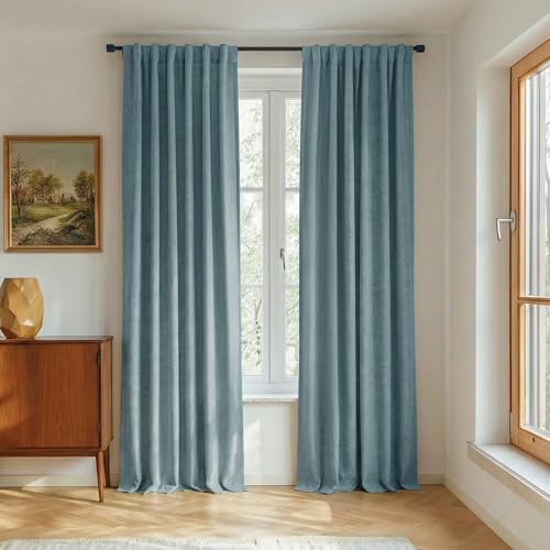NICETOWN Full Blackout Skylark Blue (108")