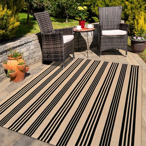 KIMODE Indoor Outdoor Rug 5'x7'