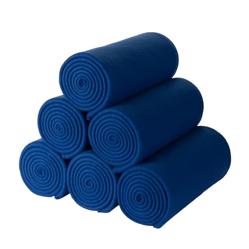 CAI TENG Fleece Throw Blanket 6 Pack