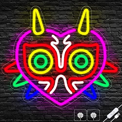Majora's Mask Neon Sign