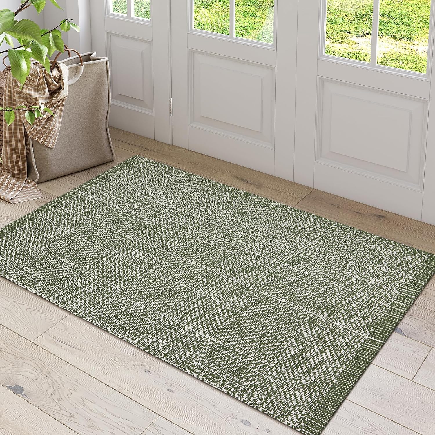 LEEVAN Washable Kitchen Rug