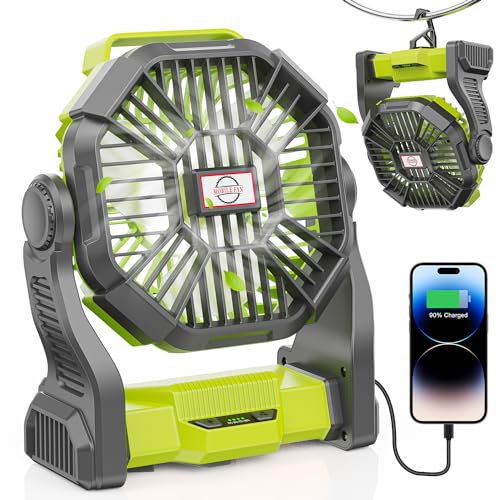 DOWILLDO 10400mAh Camping Fan