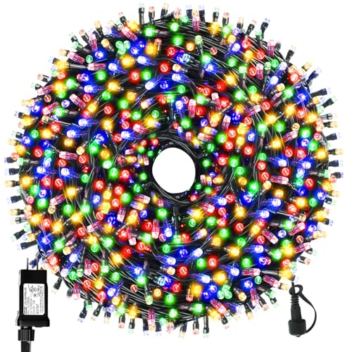 328FT 1000LEDs Christmas Lights Outdoor Indoor