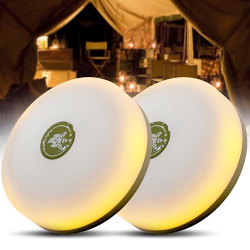 Camping Lights String,Outdoor String Lights with 5 Lighting Modes,Quick 30s Recovery,Durable and Waterproof,USB Charging-Portable Camping Lights for Camping,Yard,and Hiking(2PACK)