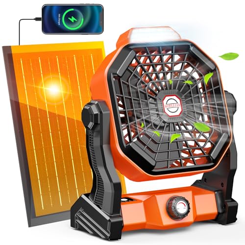 Drchop 10800mAh Solar Fan (Mid)