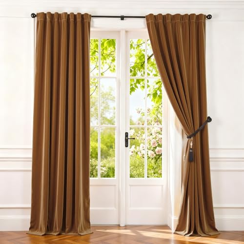 Lazzzy Velvet Glod Brown 96"