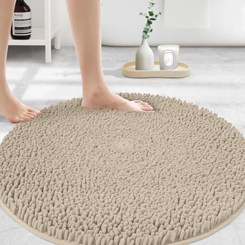 MAYSHINE Round Chenille Area Rug