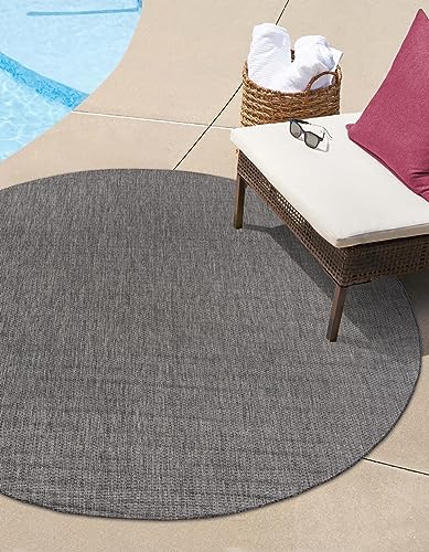 Unique Loom Outdoor Solid (10' Round)