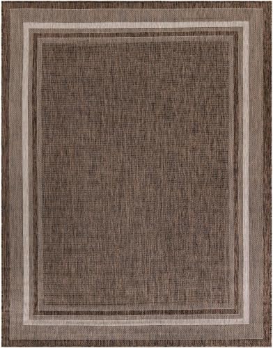 Unique Loom Outdoor Border (7'10" x 10')
