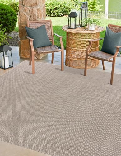 Unique Loom 10' Square Beige/Ivory