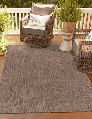 Unique Loom Outdoor Solid Collection Rug