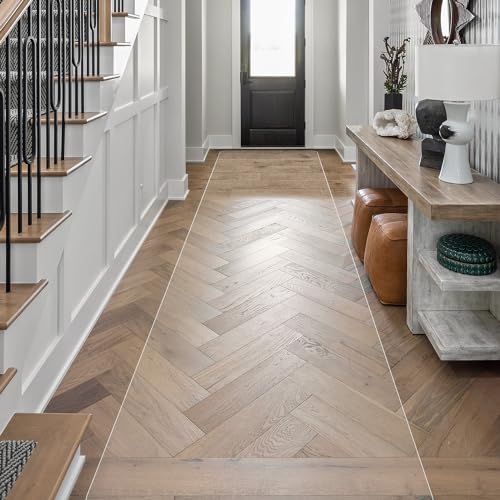 Clear Runner Rug for Hallway, 2'x6' No Slip Waterproof Kitchen Standing Floor Mat for High Traffic, Vinyl Indoor Outdoor Entryway Area Rug for Laundry, Bedroom, Living Room