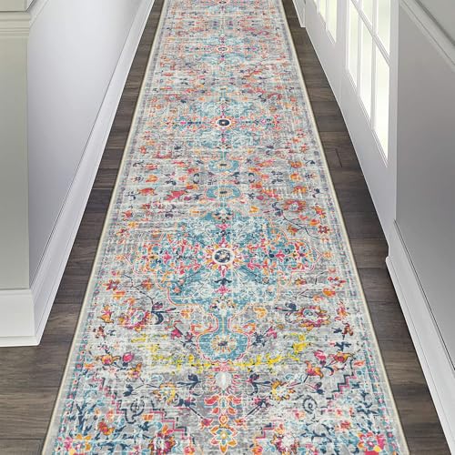 Pauwer Boho Hallway Runner Rug 2'6'' x 12'