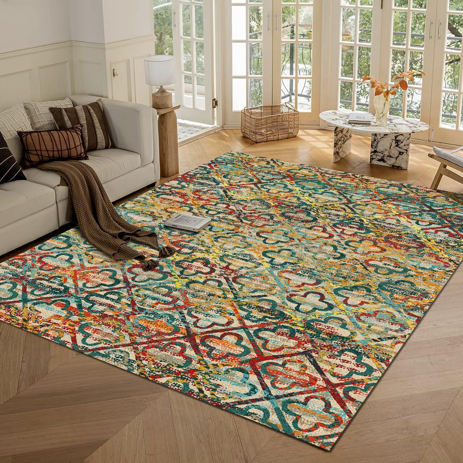RUGSURE Washable Area Rug (5' x 7')