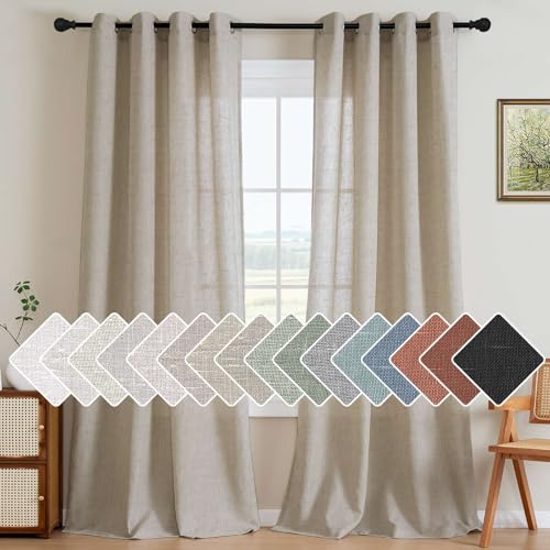 H.VERSAILTEX Living Room Linen Curtains
