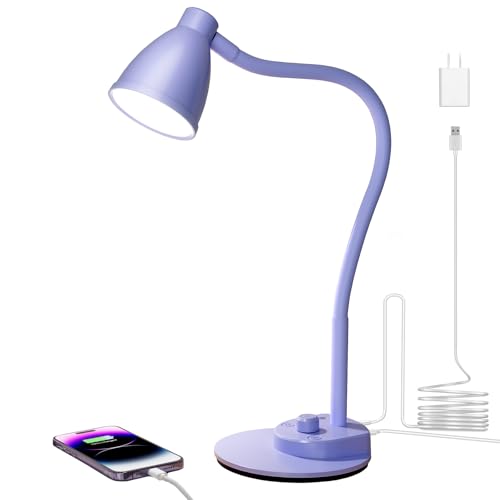 BOHON LED Desk Lamp with USB Charging Port