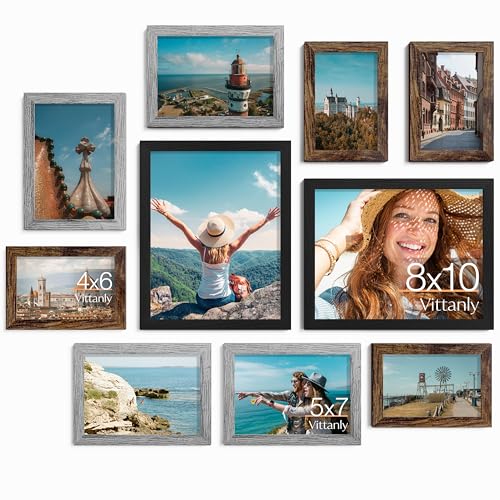 Vittanly 10-Pack Collage Frames