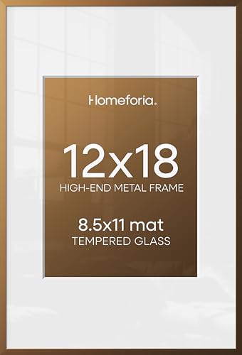 Homeforia 12x18 Bronze Picture Frame