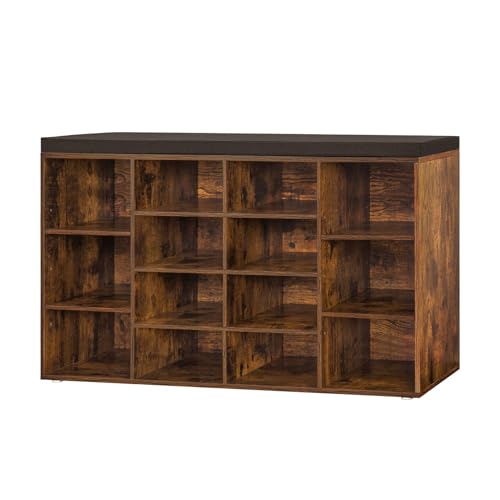 DINZI LVJ 14-Cubby (Rustic Brown)
