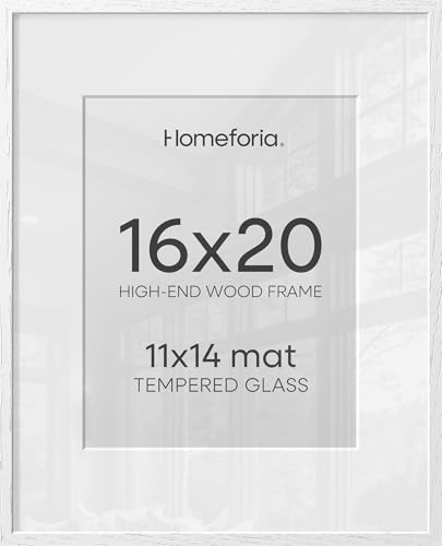 Homeforia 16x20 White Picture Frame